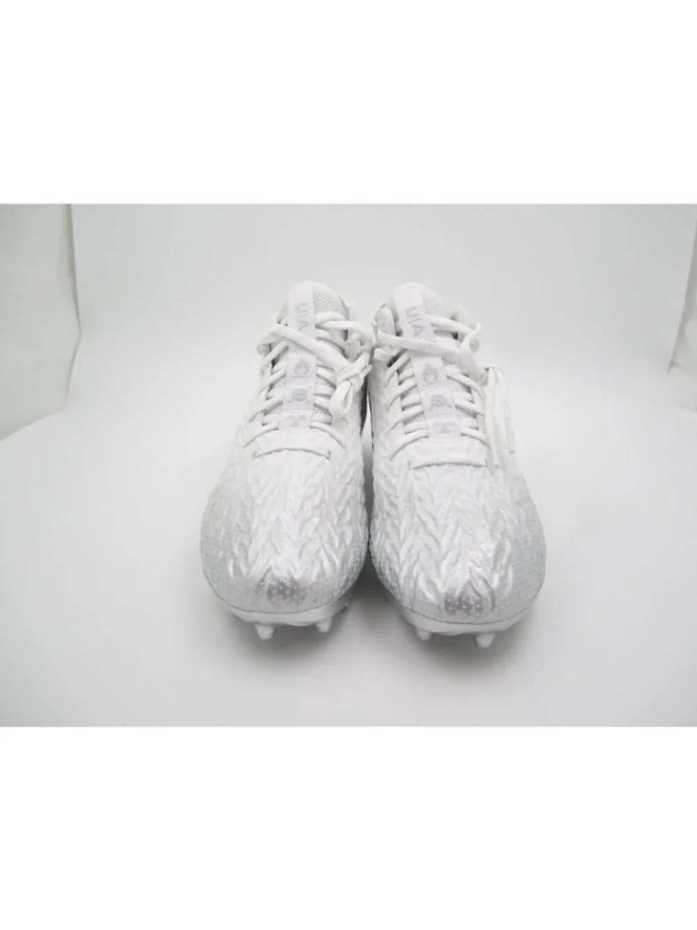 Under Armour Spotlight Clone 4.0 MC Football Cleats Men's 9.5 White Silver (F11)